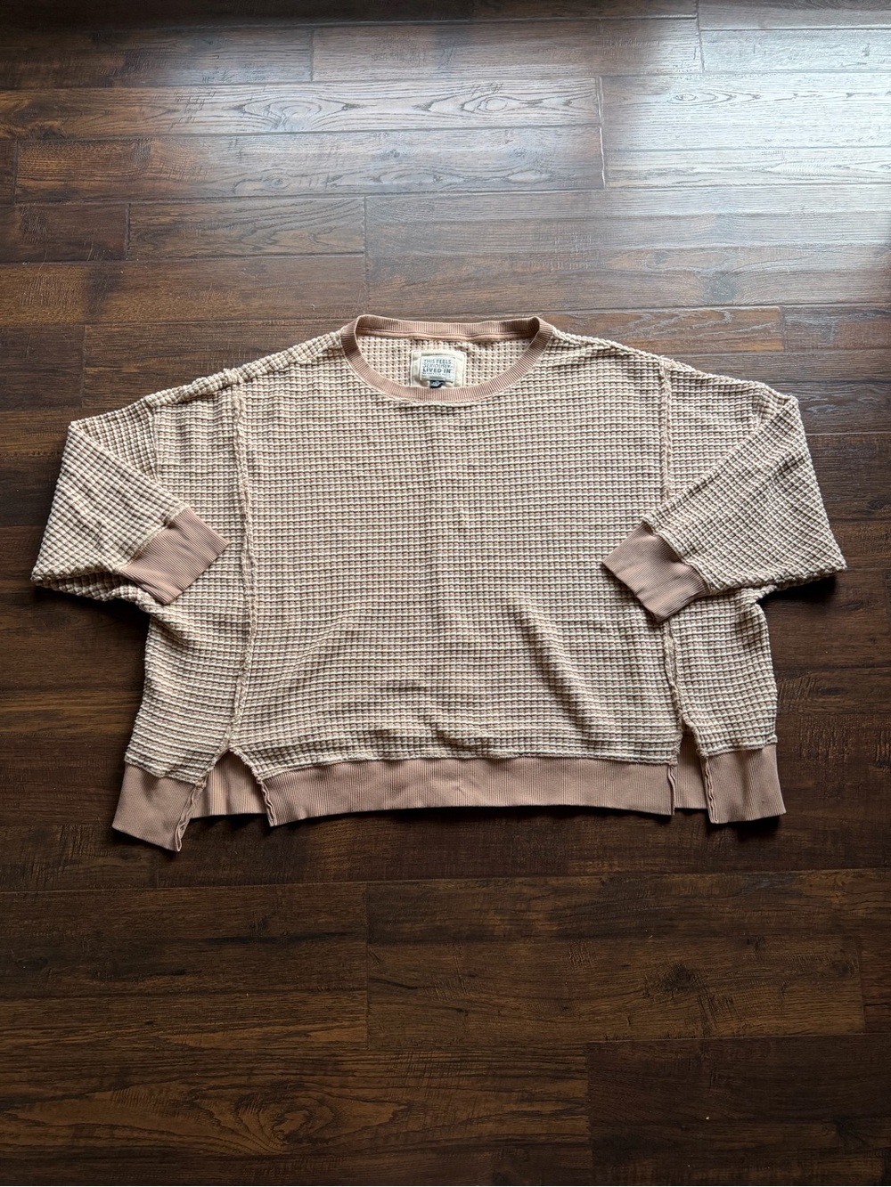 American Eagle Women's
Oversized Big Hug Waffle Crew
Neck Sweatshirt Size XXL - Picture 2 of 4